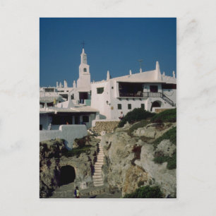 Binibeca Vell, Menorca, Spanien Vykort