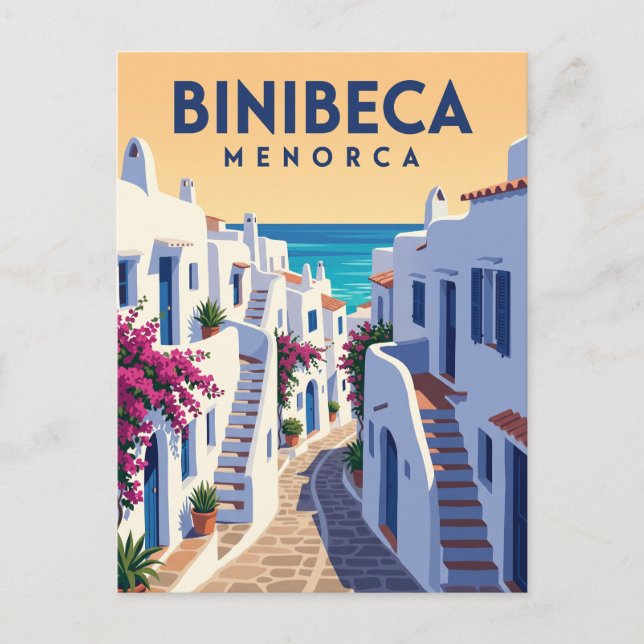 Binibeca Vell Spanien Vykort (Framsida)
