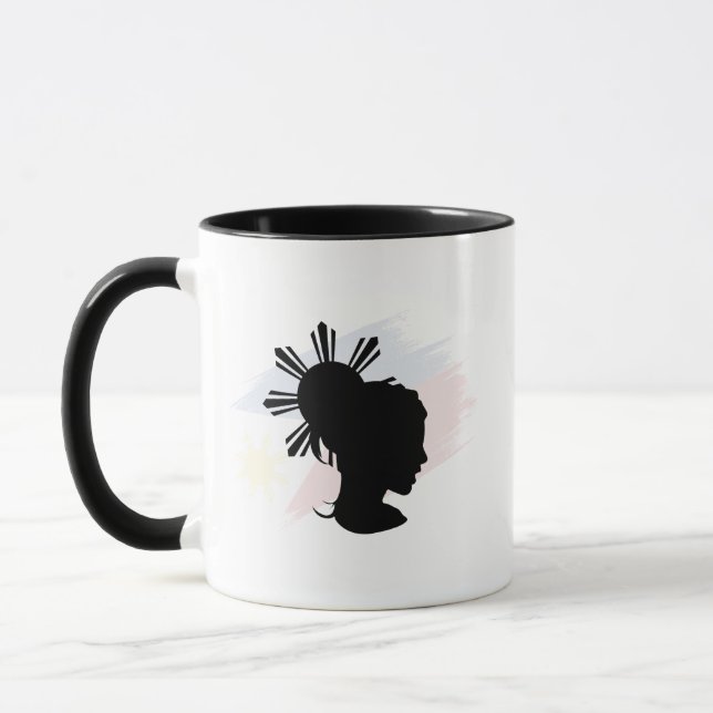 Binibining Pilipinas Filipina Rising Sun Mug Proud Mugg (Vänster)
