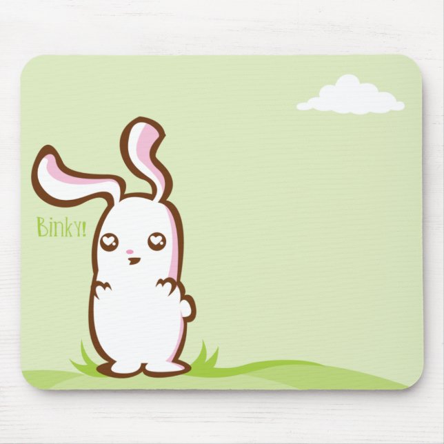 Binky kanin Mousepad Musmatta (Framsidan)