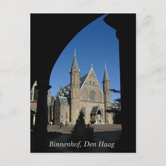Binnenhof en Ridderzaal, Den Haag Vykort (Framsida)