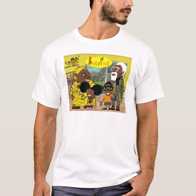 Binoen och den Fino familjen T-shirt (Framsida)