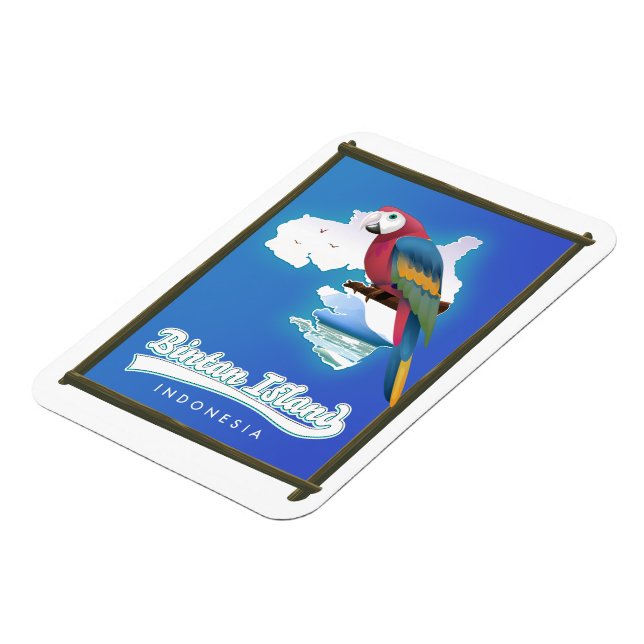 Bintan ön Indonesien reskarta Magnet (Vänstra Sidan)