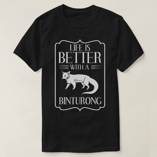 Binturong Bearcat Cute Animal T Shirt (Design framsida)