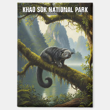 Binturong i Khao Sok nationalpark Thailand