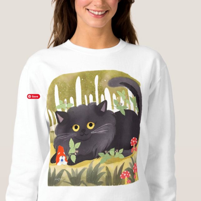 BINX & ROLIGT GUY cat and gnome shirts T Shirt (Skapare uppladdad)