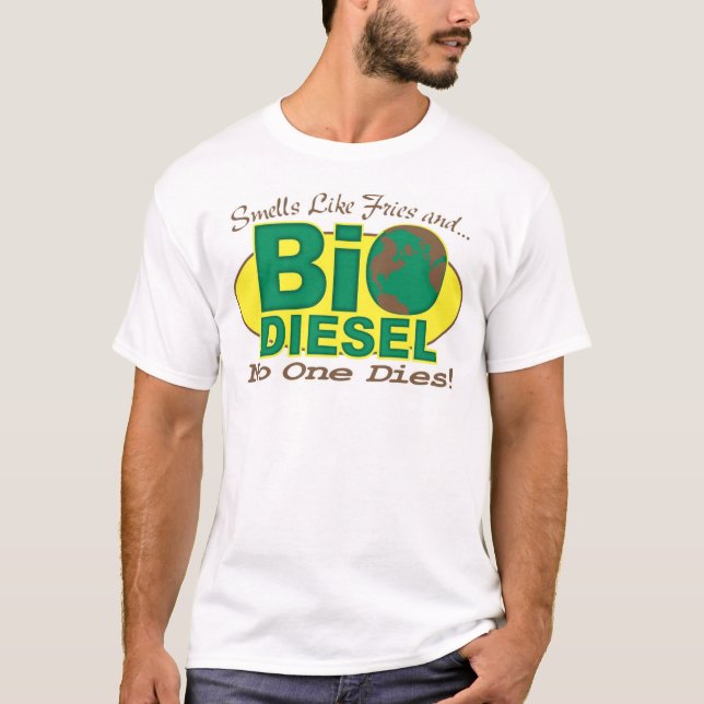 Bio diesel- t-skjorta t shirt (Framsida)