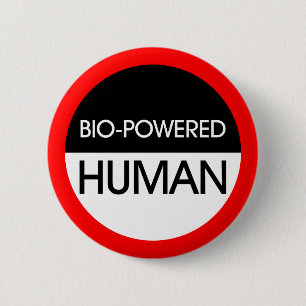 Bio-Driven människa Knapp