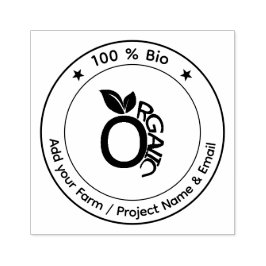 Bio Ekologisk Miljövänlig, Sunda produkter Stämpel