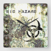 Bio Hazard Wall Clock