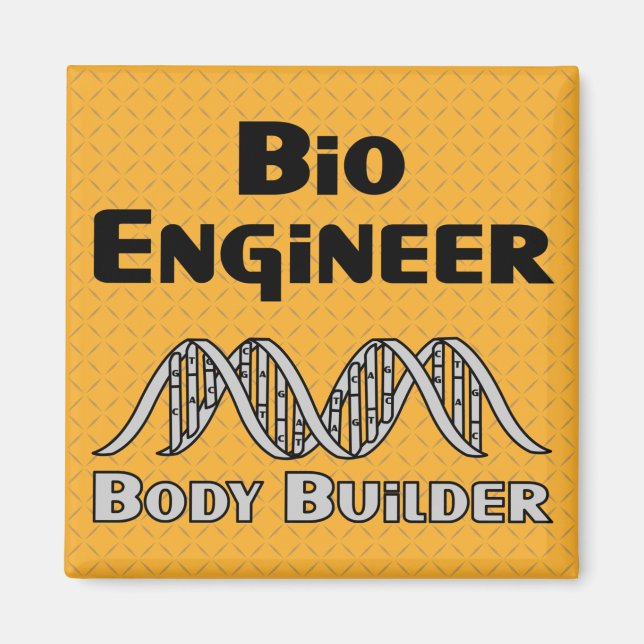 Bio Ingenjör Body Builder Magnet (Framsidan)