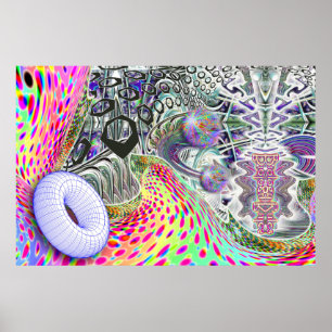 Bio-logisk-Donut-poster Poster