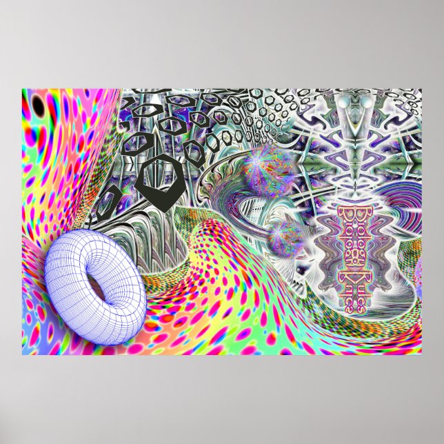 Bio-logisk-Donut-poster Poster (Framsidan)