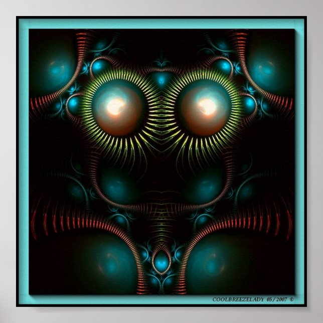 BIO-MECH: UTVECKLING ELLER REVOLUTION POSTER (Framsidan)