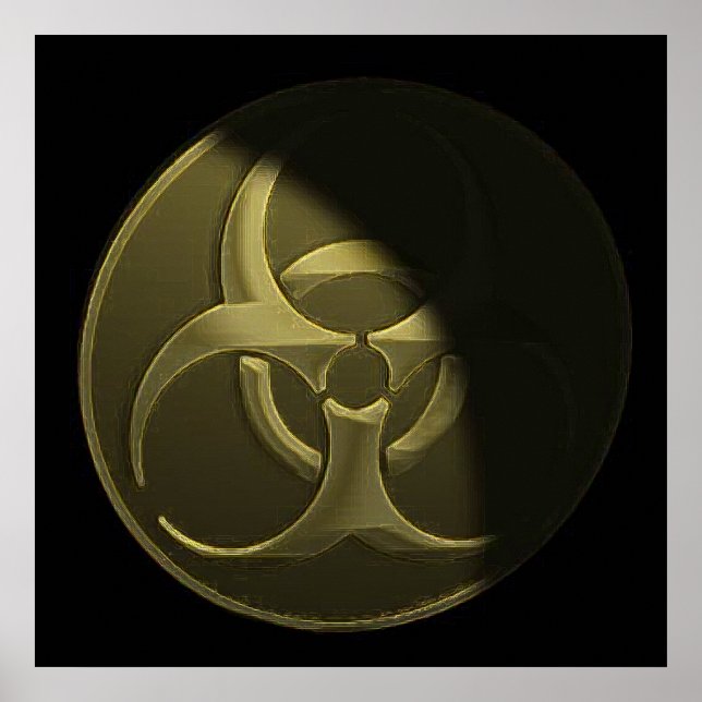 Bio-mekanisk infektion poster (Framsidan)