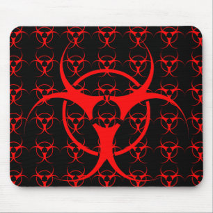 Bio- Mousepad Biohazard Warning Mouse Pad Musmatta