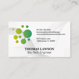 Bio Tech Modern Logotyp Visitkort