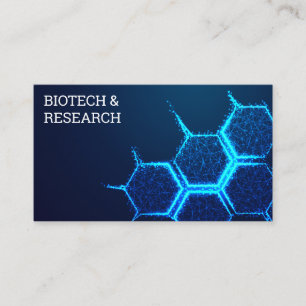 Bio Tech Moecule Close Visitkort