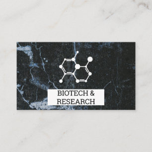 Bio Tech Molecule Marble Visitkort