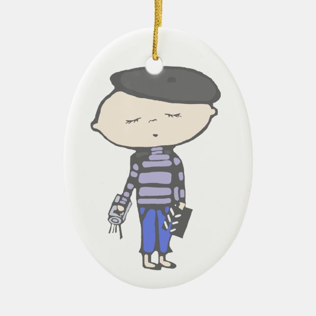 Biobabe Julgransprydnad Keramik (Framsidan)