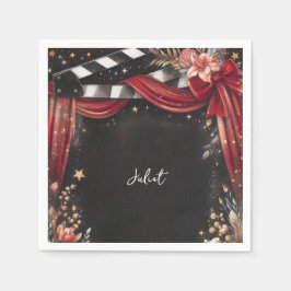 Biobiljett Mest Populära Bröllopsdusch Pappersservett