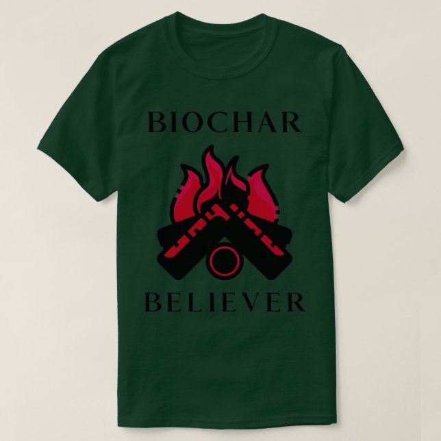 BIOCHAR BELIEVER T SHIRT (Design framsida)