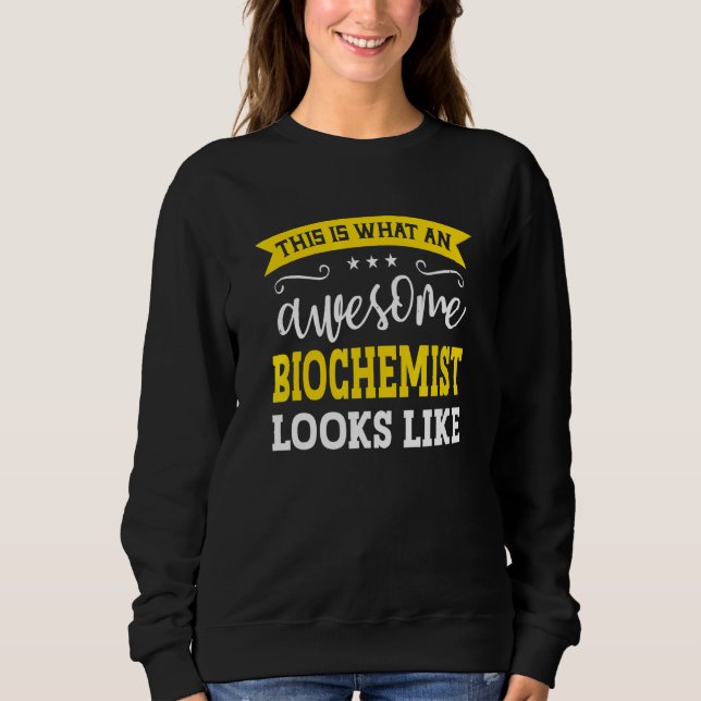 Biochemist Job Title Employee Funny Worker Biochem T Shirt (Framsida)