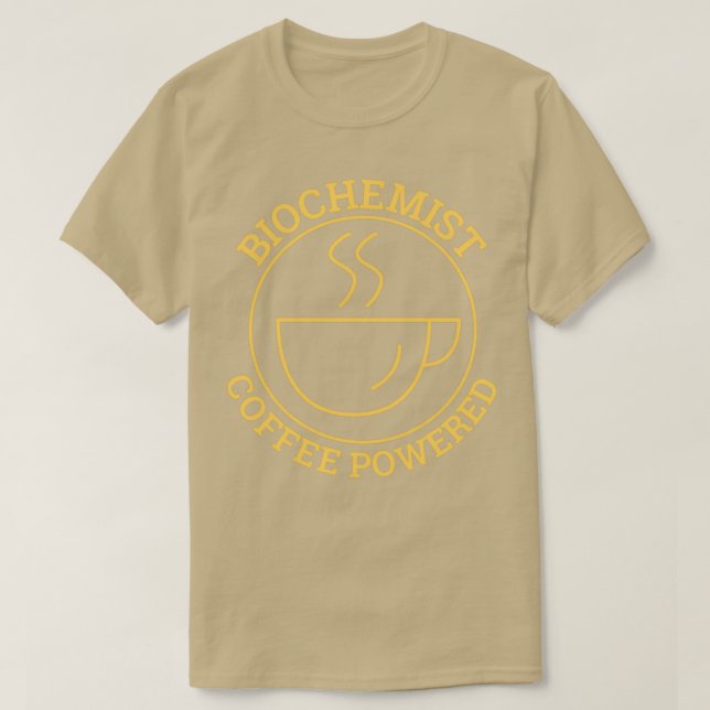 Biochemistisk kaffekobemi t shirt (Design framsida)