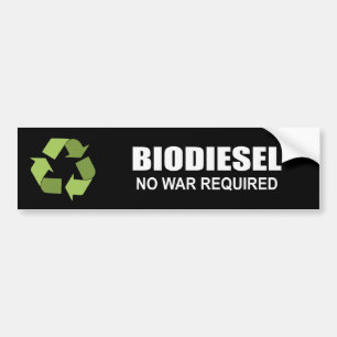Biodiesel: Inget krävt krig Bildekal