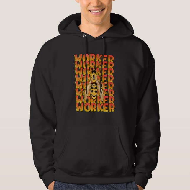 Biodlararbetare Hoodie (Framsida)
