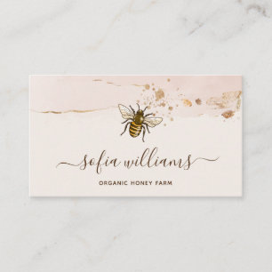 Biodlare Apiarist Bee Farm Honeybees Honeycomb Bu Visitkort
