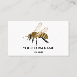 Biodlare Apiarist Bee Farm Honeybees Honeycomb Sq Visitkort