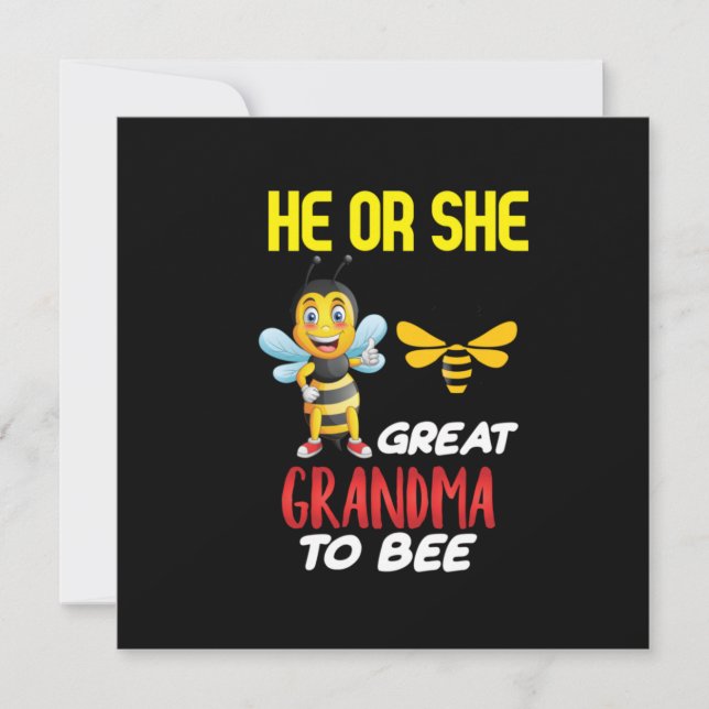 Biodlare Art Underbar mormor för bin Julkort (Framsida)