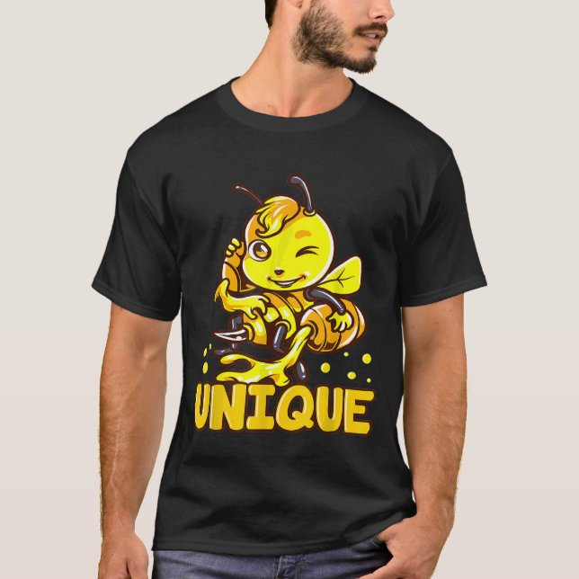 Biodlare av honungsbin Bie Hive, bin Kärlek T Shirt (Framsida)
