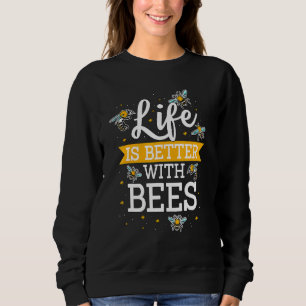 Biodlare av honungsbin Livet är bättre med bin T Shirt