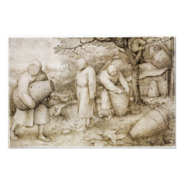 Biodlare av Pieter Bruegel den äldre Fototryck