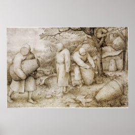 Biodlare av Pieter Bruegel den äldre Poster