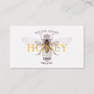 Biodlare Biodling Apiary Honung Guld Visitkort