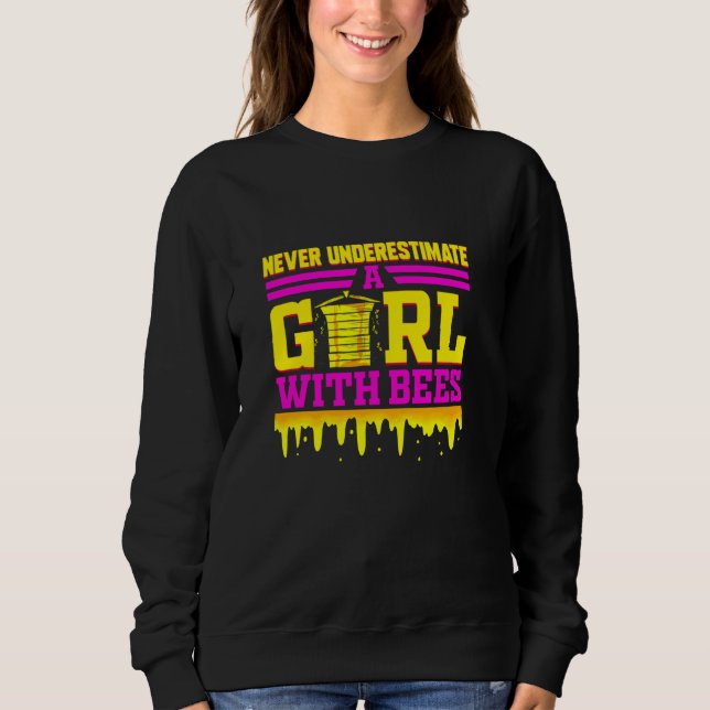 Biodlare Funny bin för honungsbiodlingsapi för fli T Shirt (Framsida)