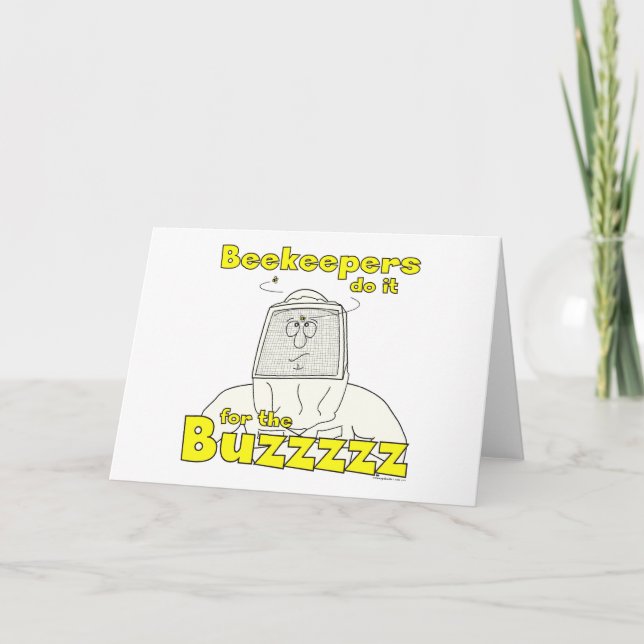 Biodlare gör det för Buzzzz-kort Kort (Framsida)