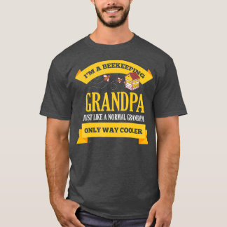 Biodlare Grandpa Bee Apiarist Apiculturist Hive T Shirt