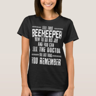 Biodlare honungsbin Apiarist T Shirt