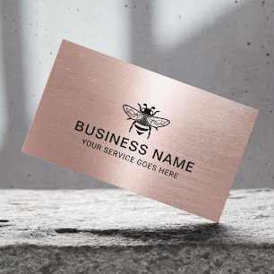 Biodlare Honungsbin Apiary Honeycomb Ro Guld Visitkort