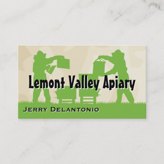 Biodlare på arbetsplatsen visitkort (Framsida)