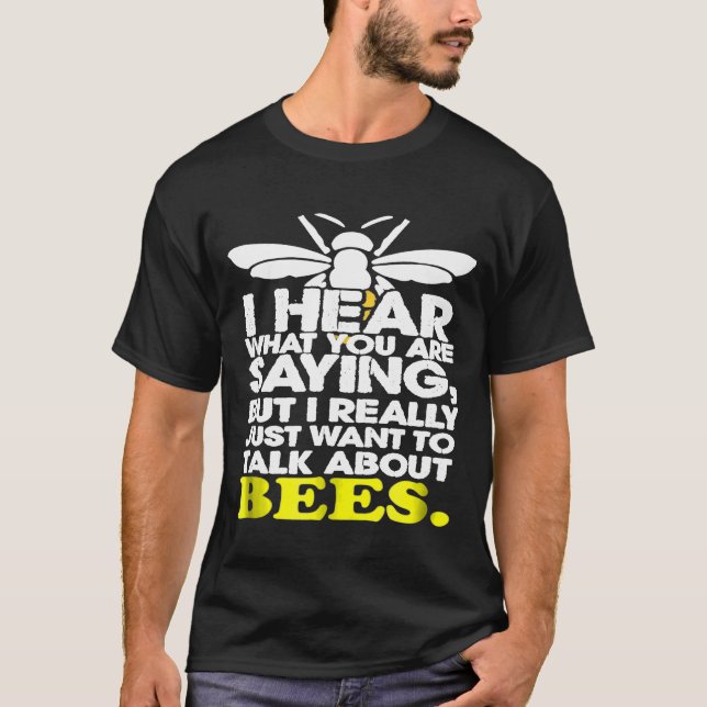 Biodlare pratar om bin t shirt (Framsida)