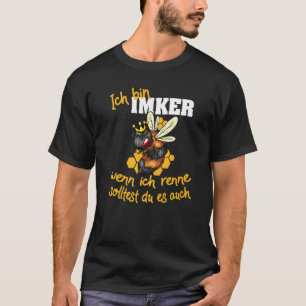 Biodlare Rennt som säger biodlingshonungsbieke T Shirt