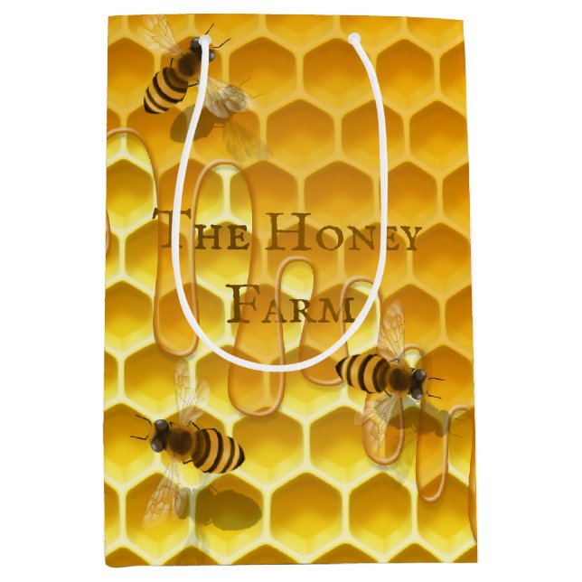 Biodlare Shopping bag i Anpassningsbarna Honeycomb (Framsidan)