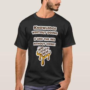 Biodlare som säger med honungsbin bikupa t shirt