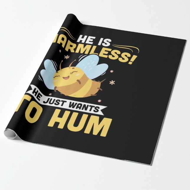 Biodlare vill bara ha humle presentpapper (Utrullad)