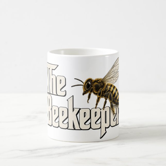 Biodlaren | Biodlaren Håller Apiari Kult Roligt Kaffemugg (Center)